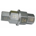 Klucz stopniowy 3/8" z rozmiarami 17, 19, 22, 24mm KING TONY HCA8762