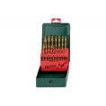 Zestaw wierteł do metalu HSS-TIN 1-10mm 19szt. METABO 627156000