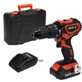 Wiertarko-wkrętarka z udarem 18V 1x2.0Ah z silnikiem bezszczotkowym YATO YT-82796
