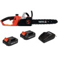Piła łańcuchowa akumulatorowa 14'' 35cm 36V 2x18V 2x2.0Ah zestaw YATO YT-82812