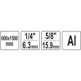 Składany statyw aluminiowy 1,5 m YATO YT-30451