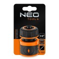 Złączka przelotowa 1/2" dwumateriałowa do węża ogrodowego NEO 15-720