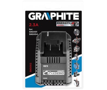 Ładowarka GRAPHITE Energy+ 18V Li-Ion 2,3A 58G002 do akumulatorów