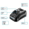Ładowarka do akumulatorów Energy+ 18V Li-Ion GRAPHITE 58G002