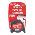 Miara miarka taśma miernicza zwijana 5m STUD 2 MILWAUKEE 4932471626