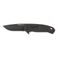 Nóż składany gładki HARDLINE stal Premium D2 MILWAUKEE 48221994