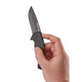 Nóż składany gładki HARDLINE stal Premium D2 MILWAUKEE 48221994