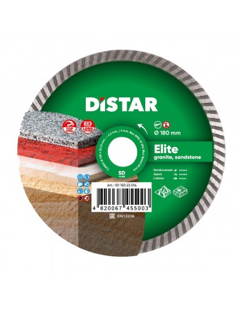 Tarcza diamentowa 180mm tnąca do granitu i marmuru 1A1R Turbo ELITE DISTAR 10115023014