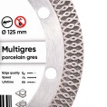 Tarcza diamentowa tnąca 125mm do gresu i porcelany 1A1R MULTIGRES DISTAR 11115494010 Tarcza diamentowa tnąca 125mm do gresu i porcelany 1A1R MULTIGRES DISTAR 11115494010