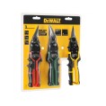 Nożyce typu ergo zestaw 3 szt. (lewe, prawe i proste) DeWALT DWHT14676-0