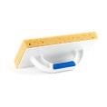 Paca z tworzywa z gąbką porową do mycia płytek uchwyt 2K typu SOFT 140x280mm Kubala 0389