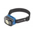 Lampa czołowa LED USB 6 funkcji COB HOEGERT HT1E422
