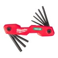Zestaw składanych kluczy TORX 8 szt. T9, T10, T15, T20, T25, T27, T30, T40 MILWAUKEE 4932480979