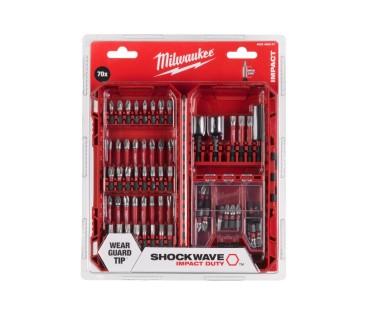 Zestaw bitów udarowych SHOCKWAVE™ IMPACT DUTY 70szt. MILWAUKEE 4932492007