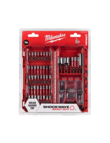 Zestaw bitów udarowych SHOCKWAVE™ IMPACT DUTY 70szt. MILWAUKEE 4932492007