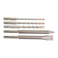 Zestaw dłut i wierteł SDS Plus (6,8,10x160mm, szpicak, dłuto wąskie) MILWAUKEE 4932430002