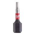 Bit darowy Hex 2,5mm 25mm Shockwave 2szt. MILWAUKEE 4932430893