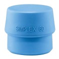 Końcówka SIMPLEX 60mm Elastomer TPE-miękki, niebieski HALDER 3201.060