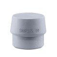 Końcówka SIMPLEX 60mm TPE-średni, szary średnio twardy HALDER 3203.060