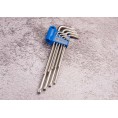 Zestaw imbusów 9 szt. 1127 - TORX z otworem extra długie T10 - T50 King Tony 20419PR
