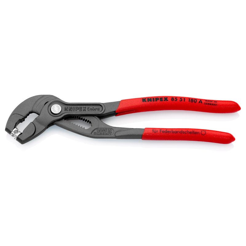 Szczypce do opasek zaciskowych z taśmy sprężynowej 180mm KNIPEX 85 51 180 A