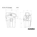 Odkurzacz akumulatorowy AS 18 L PC COMPACT Metabo 602028850