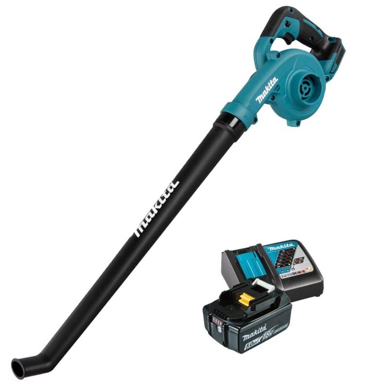 Dmuchawa z długą dyszą LXT 18V 1x5.0Ah Makita DUB186RT