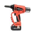 Nitownica akumulatorowa 18V 2.4 3-3.2 4 4.8-5mm z baterią 1x3.0Ah i ładowarką YATO YT-82955