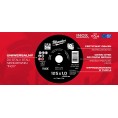 Tarcza do cięcia metalu i stali nierdzewnej INOX 125mm x 1.0mm 1szt. MIWALUKEE 4932479578