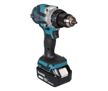 Wiertarko-wkrętarka z udarem i silnikiem bezszczotkowym 73Nm 18V LXT 2x5.0Ah Makita DHP489RTJ