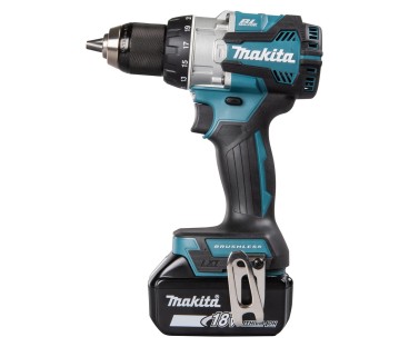 Wiertarko-wkrętarka z udarem i silnikiem bezszczotkowym 73Nm 18V LXT 2x5.0Ah Makita DHP489RTJ