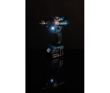 Wiertarko-wkrętarka z udarem i silnikiem bezszczotkowym 73Nm 18V LXT 2x5.0Ah Makita DHP489RTJ