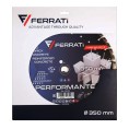 Tarcza diamentowa tnąca 1A1RSS 350mm 25,4-F4mm PERFORMANTE Ferrati F20151