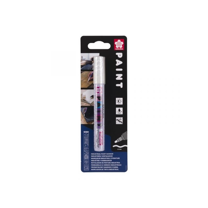 Marker Paint ze średnią końcówką, biały Sakura SKBLXPMKB1B
