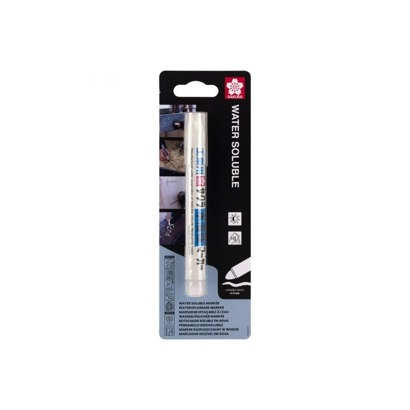 Marker Water Soluble biały Sakura SKBLWSC1A