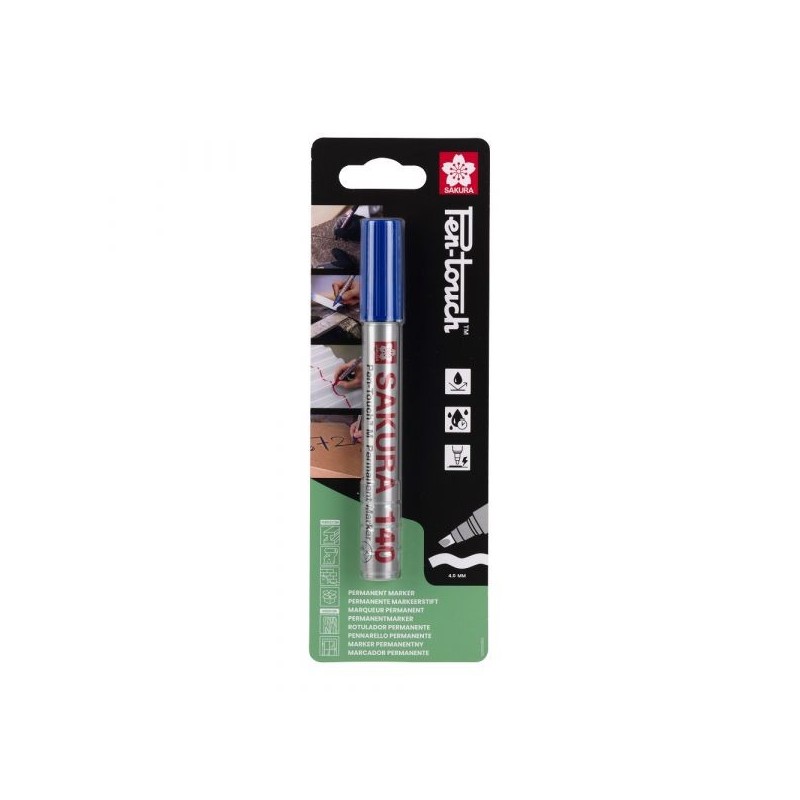 Marker Pen-Touch 140 niebieski szeroki Sakura SKBL140SAK1C