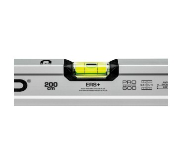 Poziomica 200cm PRO600 anodowana srebrna PRO A6200
