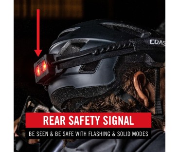 Latarka czołowa ze światłem białym i czerwonym COAST RL10