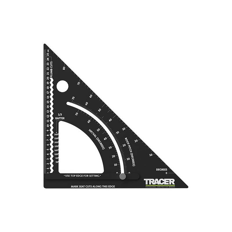 Kątownik 12" 260mm aluminiowy TRACER APS12