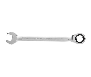 Klucz płasko-oczkowy 19 mm z grzechotką 72 zęby HOEGERT HT1R019