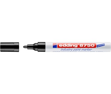 Marker przemysłowy olejowy czarny 2-4mm EDDING 8750