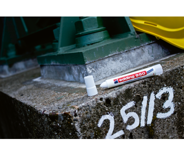 Marker przemysłowy czarny w paście do szorstkich powierzchni 10mm EDDING 950