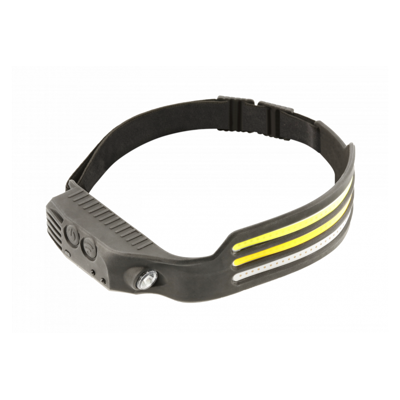 Lampa czołowa opaska COB SMD USB, 10 funkcji HOEGERT HT1E427 Lampa czołowa opaska COB SMD USB, 10 funkcji HOEGERT HT1E427