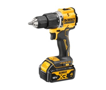 Wiertarko-wkrętarka udarowa 68Nm z silnikiem bezszczotkowym 18V XR 2x 4Ah DeWALT DCD100YM2T