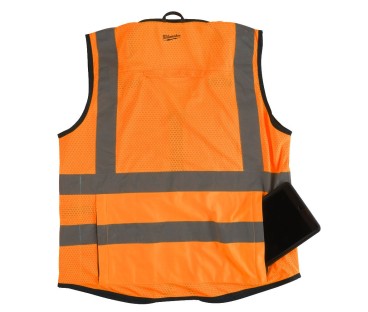Kamizelka odblaskowa pomarańczowa PREMIUM o intensywnej widzialności Milwaukee