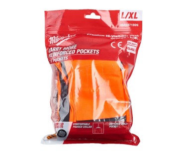 Kamizelka odblaskowa pomarańczowa PREMIUM o intensywnej widzialności Milwaukee
