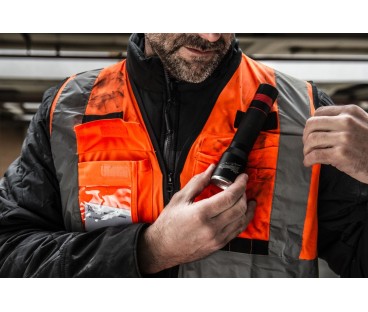 Kamizelka odblaskowa pomarańczowa PREMIUM o intensywnej widzialności Milwaukee