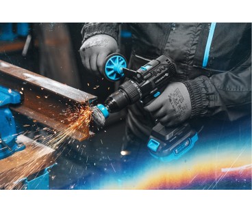 Bezszczotkowa wiertarko wkrętarka udarowa 80Nm 18V HOEGERT HT2E223-0PD