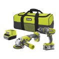 Zestaw 2 narzędzi 18V 1x2.0Ah 1x4.0Ah R18PDAG-242S RYOBI 5133003842