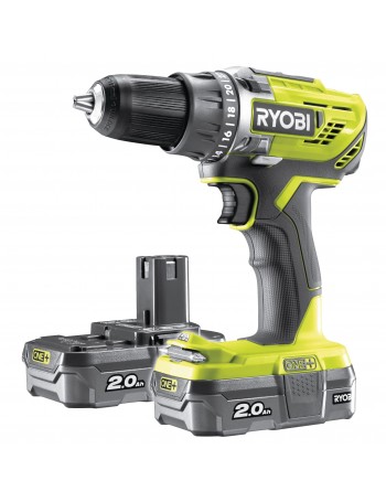 Wiertarko-wkrętarka 18V 2x2.0Ah RYOBI 5133004838